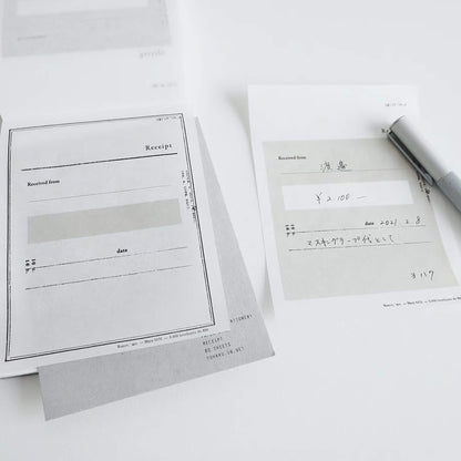 Yohaku Memo Pad M - 051 Receipt - Memo Pads