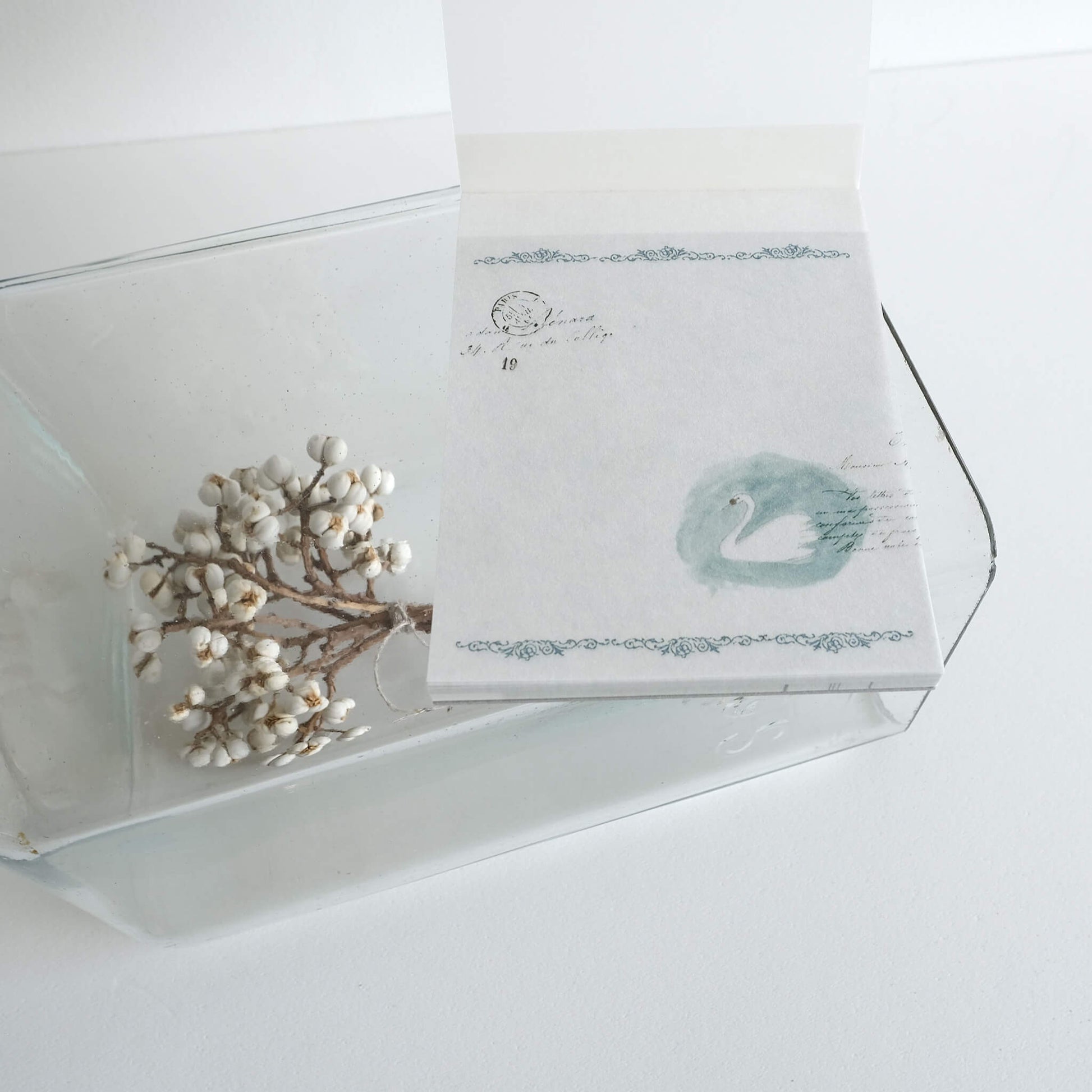 Yohaku Memo Pad M - 195 Swan - Memo Pads