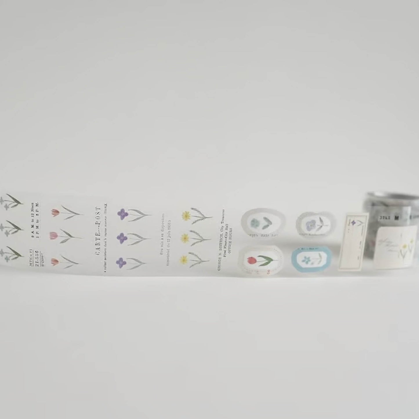 Yohaku Roll Sticker P - 009 Garden - Roll Stickers