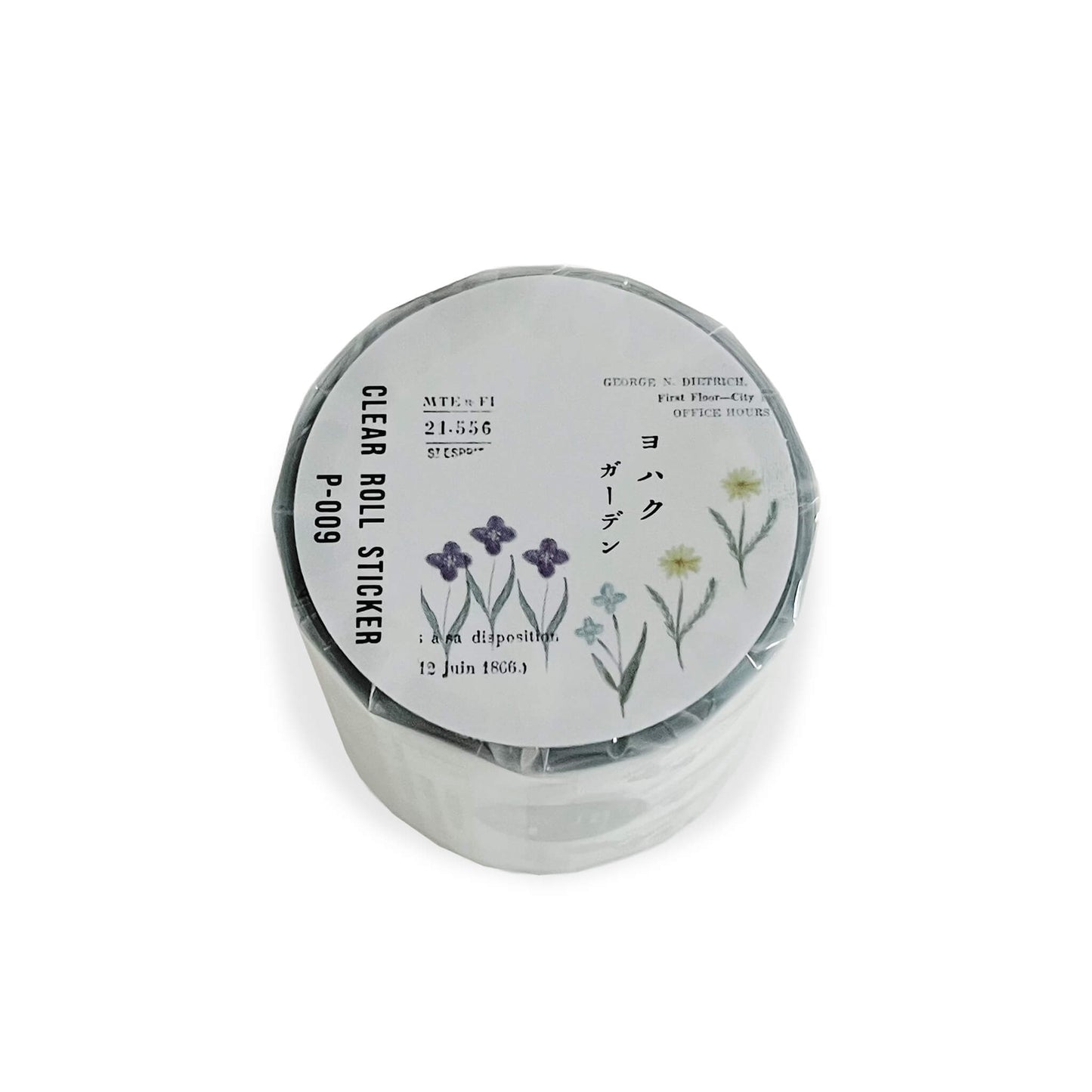 Yohaku Roll Sticker P - 009 Garden - Roll Stickers