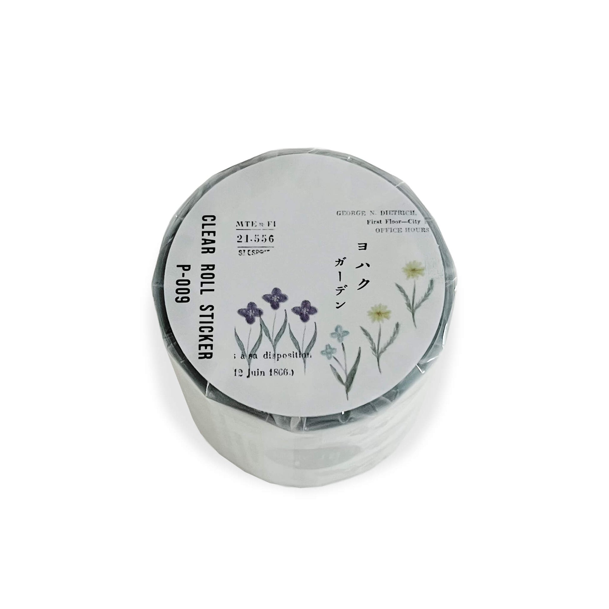 Yohaku Roll Sticker P - 009 Garden - Roll Stickers
