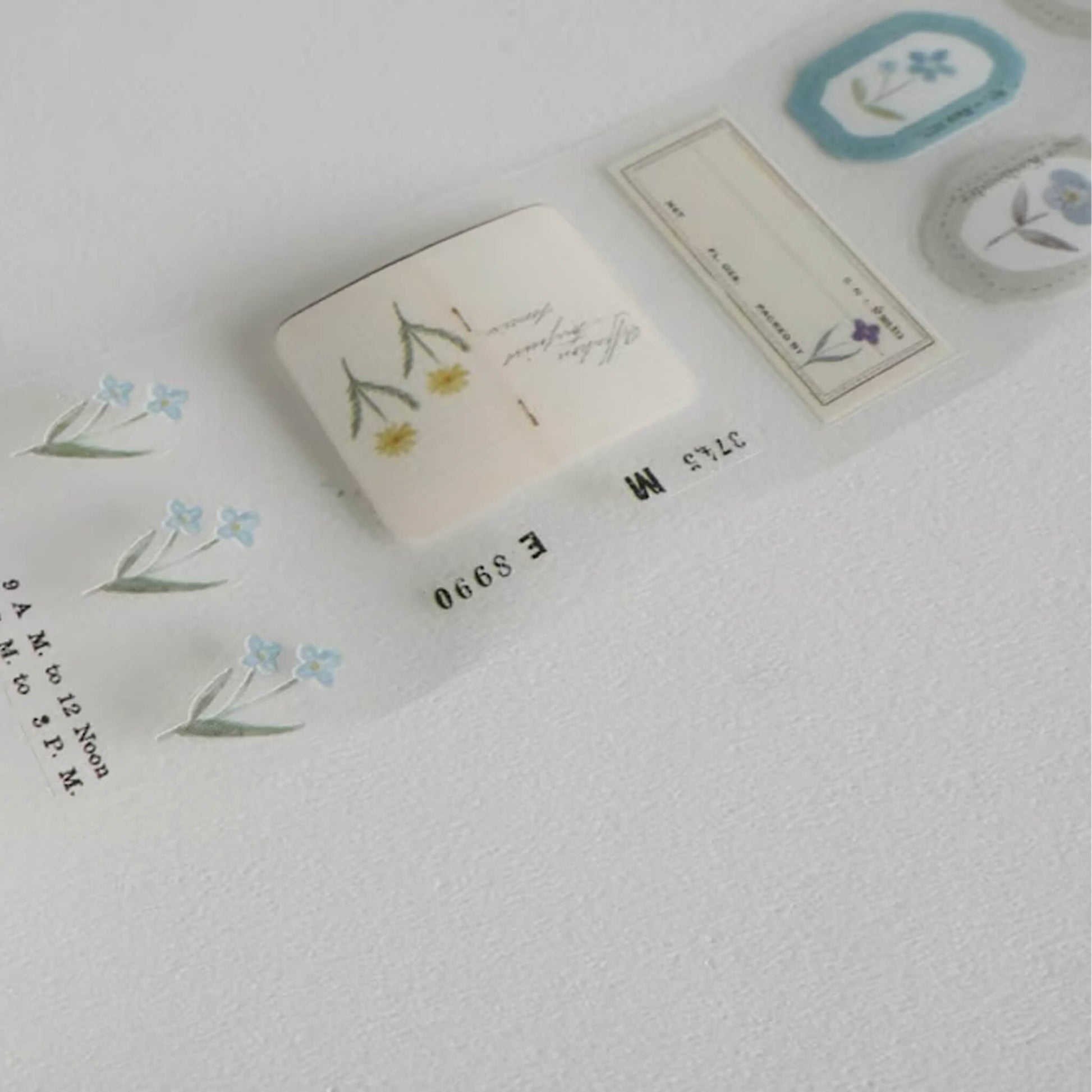 Yohaku Roll Sticker P - 009 Garden - Roll Stickers