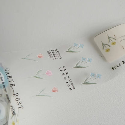 Yohaku Roll Sticker P - 009 Garden - Roll Stickers