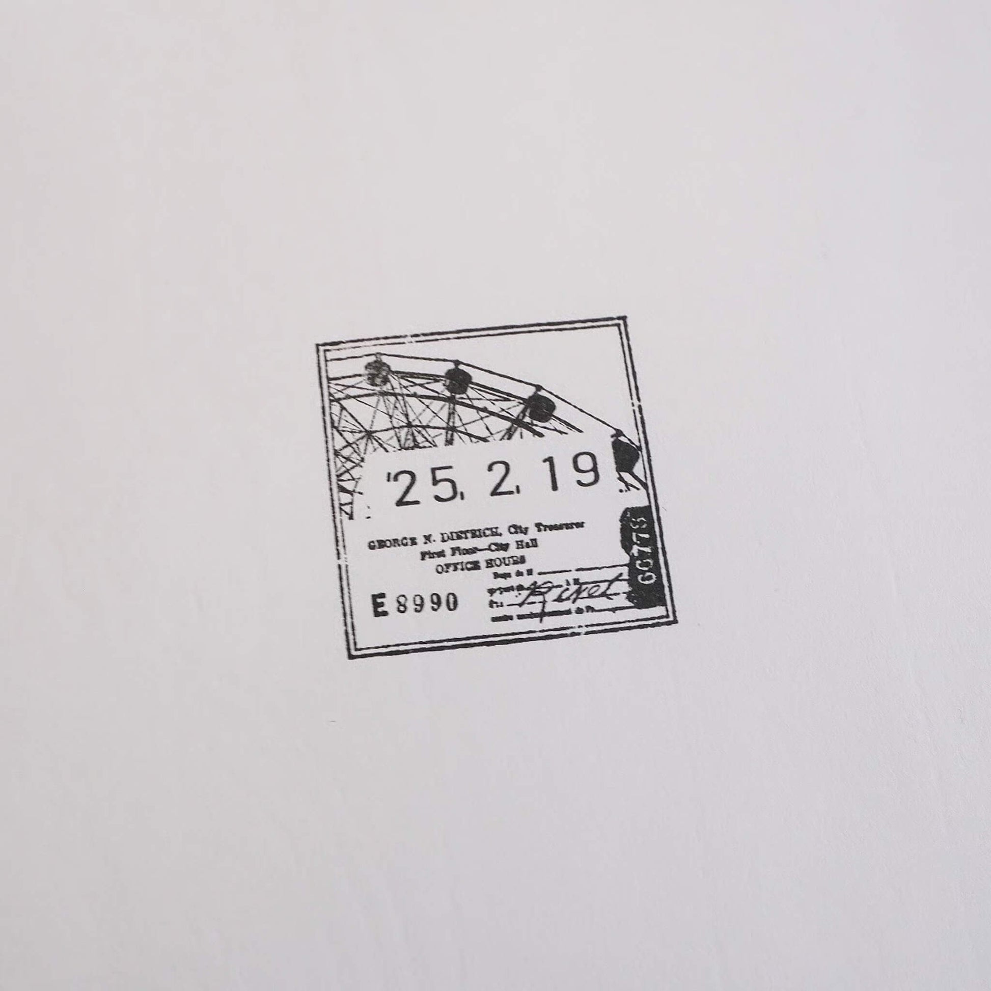 Yohaku Rotating Date Stamp SD - 004 Nostalgia - Rotary Stamps