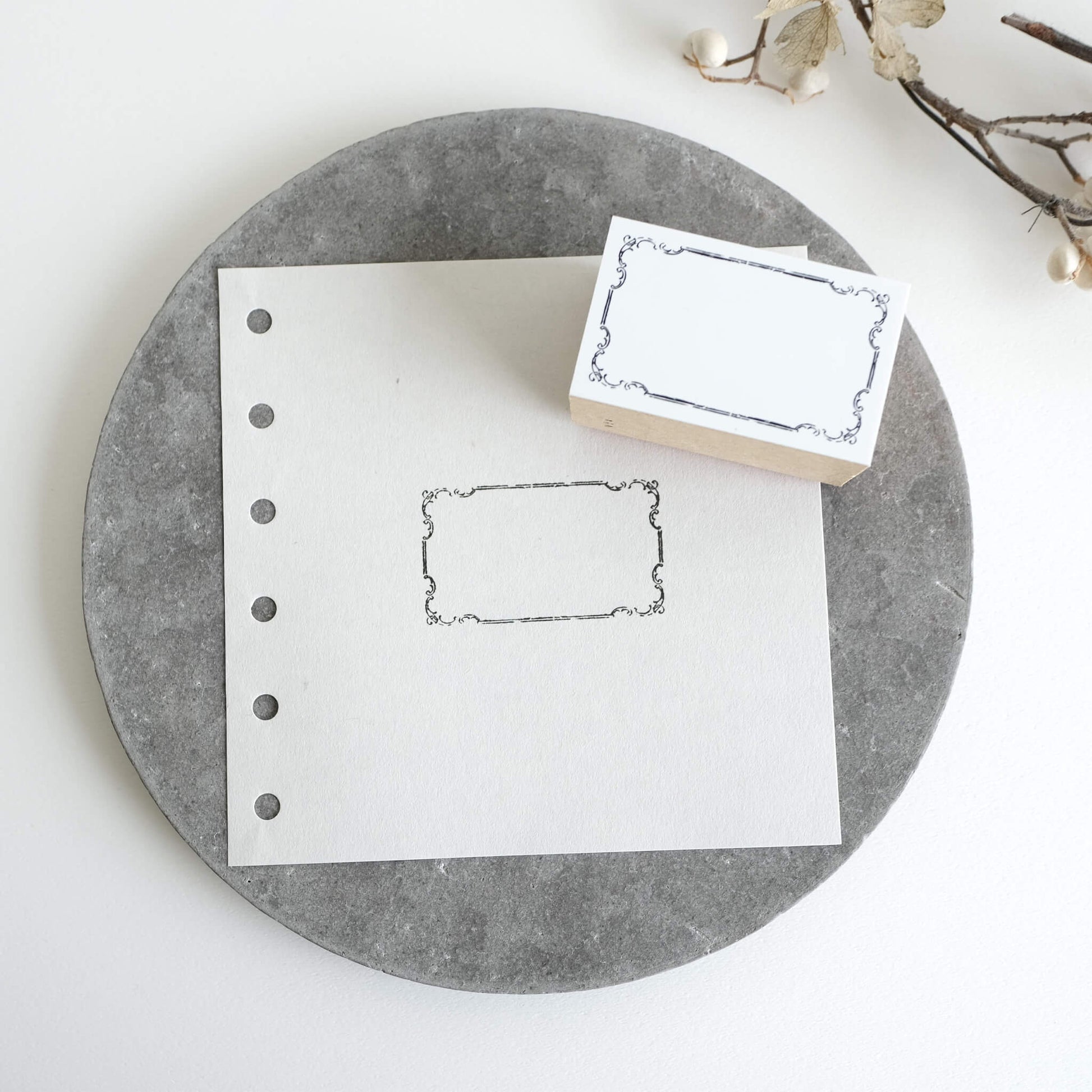 Yohaku Stamp S - 107 Sonata - Rubber Stamps