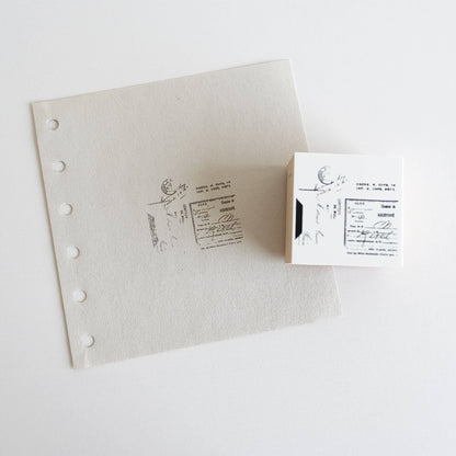 Yohaku Stamp S - 115 Starry Wandering - Rubber Stamps