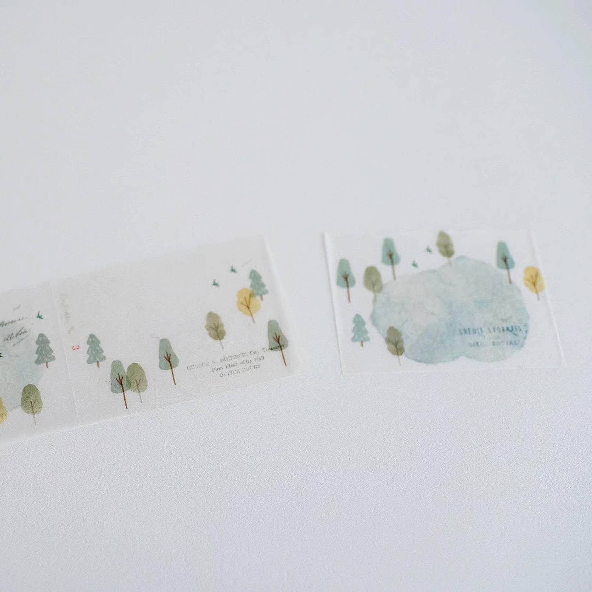 Yohaku Tracing Paper Roll Sticky Notes R - 010 Hiking - Sticky Notes