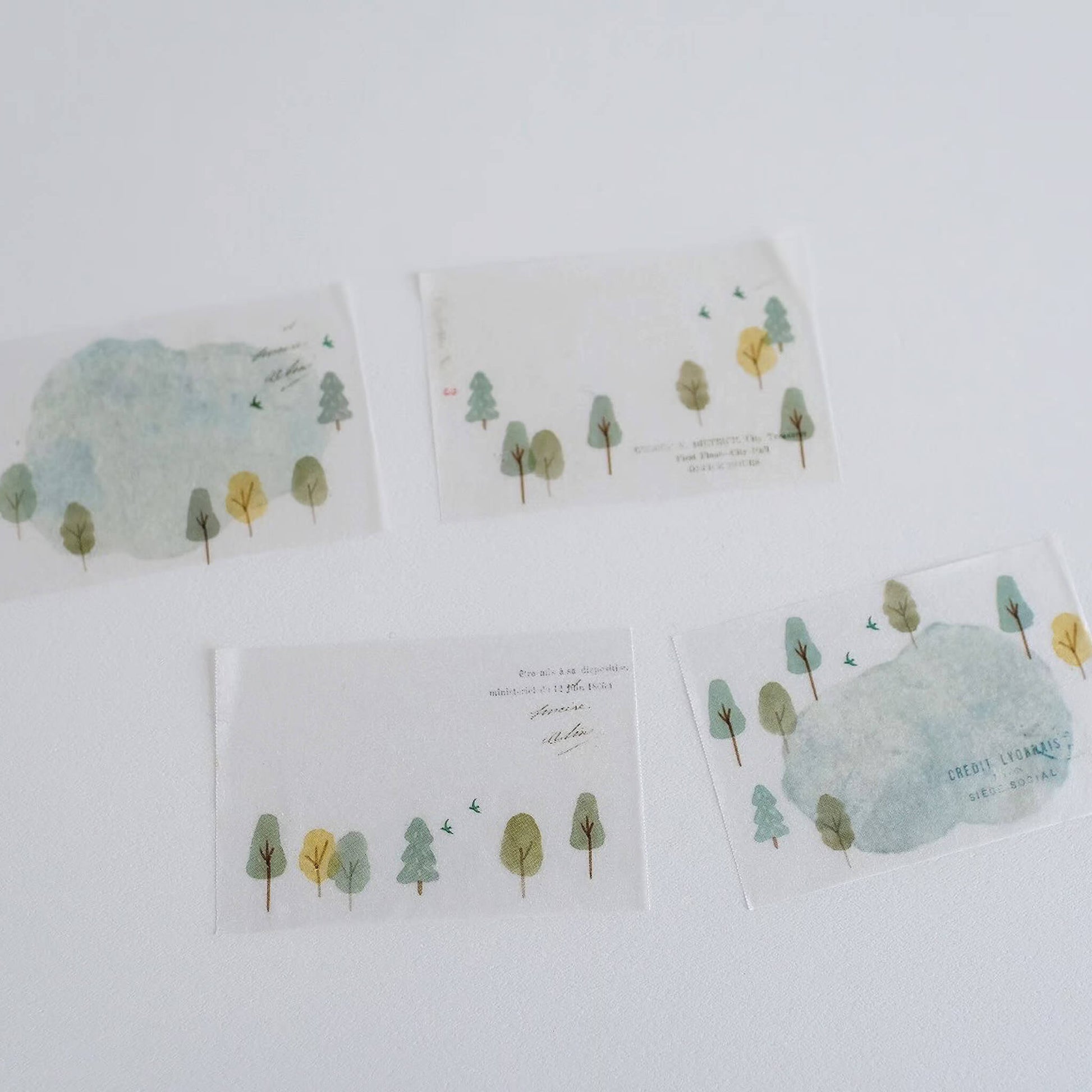 Yohaku Tracing Paper Roll Sticky Notes R - 010 Hiking - Sticky Notes