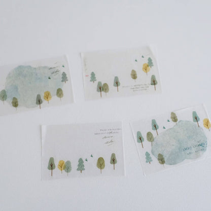 Yohaku Tracing Paper Roll Sticky Notes R - 010 Hiking - Sticky Notes