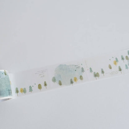 Yohaku Tracing Paper Roll Sticky Notes R - 010 Hiking - Sticky Notes