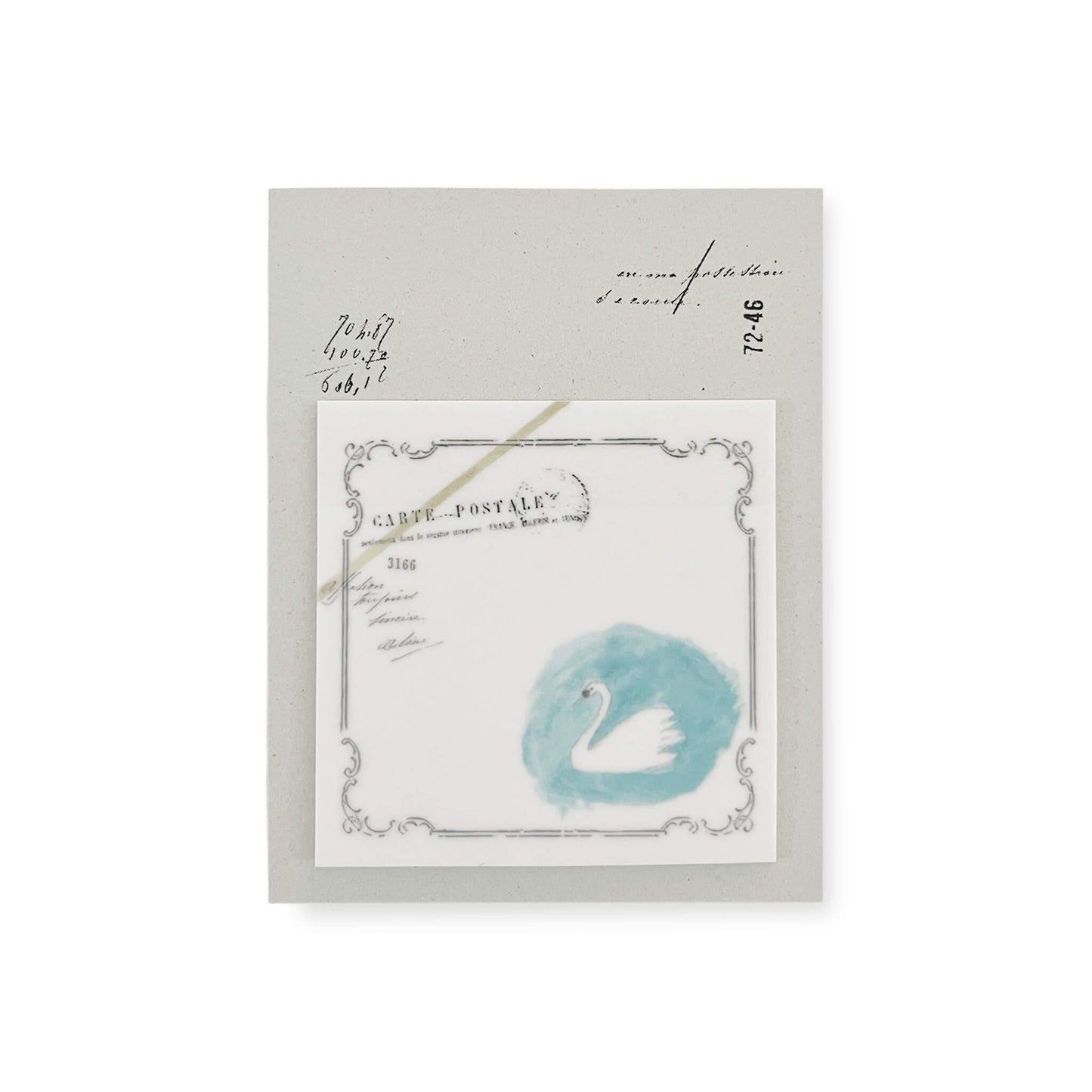 Yohaku Tracing Paper Sticky Notes M - 192 Swan - Sticky Notes