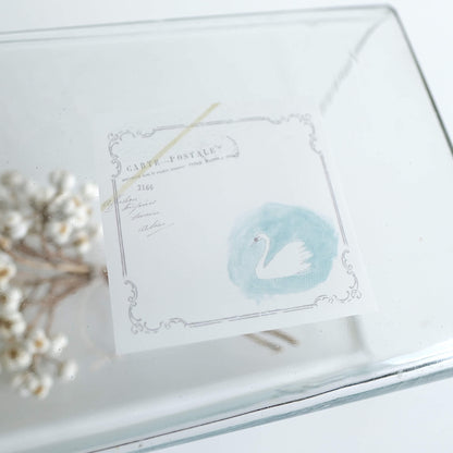 Yohaku Tracing Paper Sticky Notes M - 192 Swan - Sticky Notes