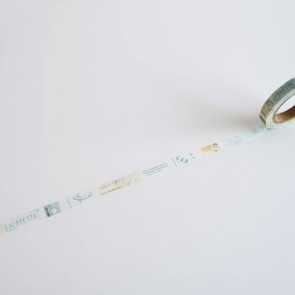 Yohaku Washi Tape 7mm L - 023 Birch Forest - Washi Tapes