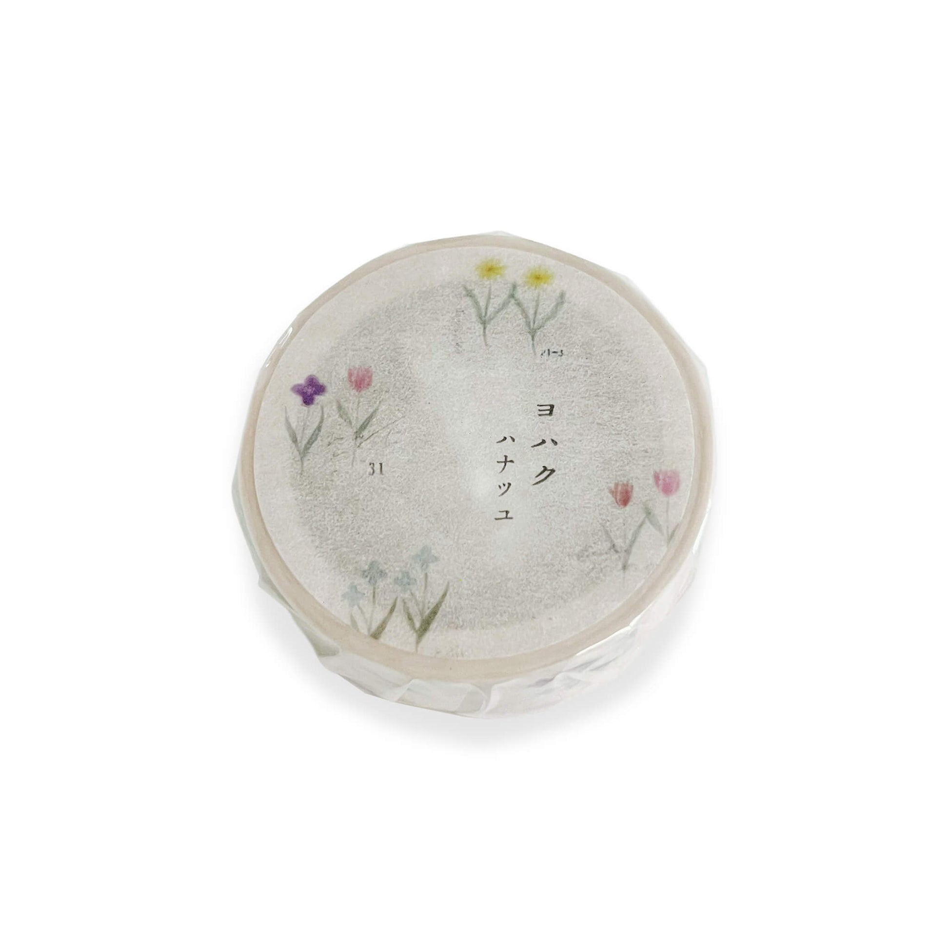 Yohaku Washi Tape Y - 166 Flower Dew - Washi Tapes