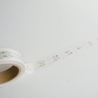 Yohaku Washi Tape Y - 166 Flower Dew - Washi Tapes