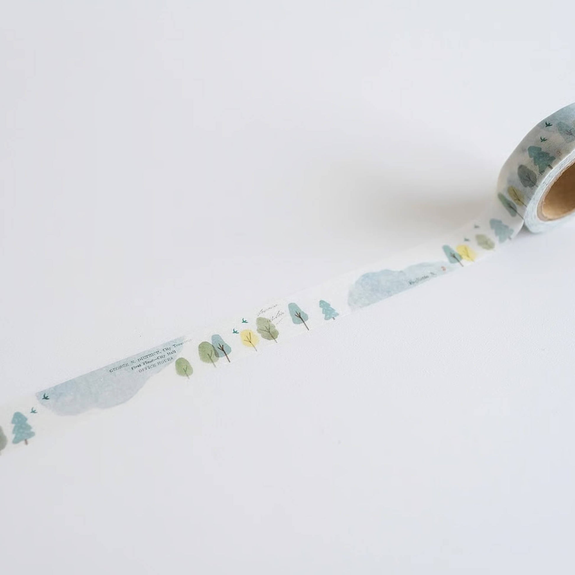 Yohaku Washi Tape Y - 167 Green Forest - Washi Tapes