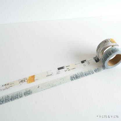 Yohaku Washi Tape Y - 175 Terminal - Washi Tapes