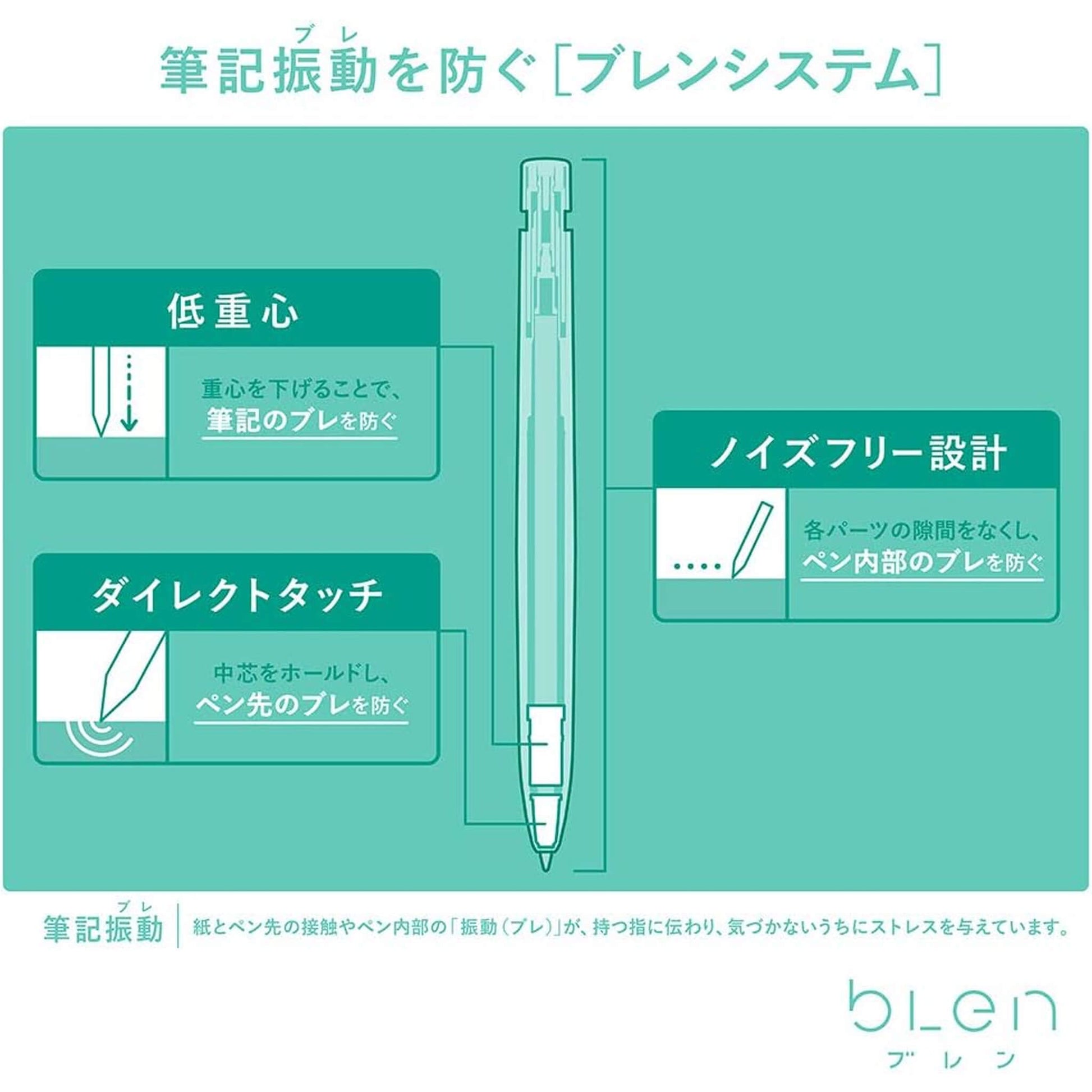 Zebra bLen Ballpoint Pen 0.7mm - White - Ballpoint Pens