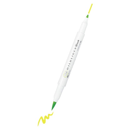 Zebra Mildliner Brush Pen - Sunny Mild Colors - Mild Citrus Green - Brush Pens