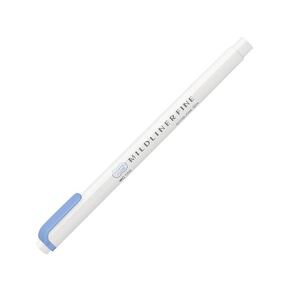 Zebra Mildliner Fine Dual - Tip Marker Limited Edition Set - Dark Blue - Fine - Tip Markers