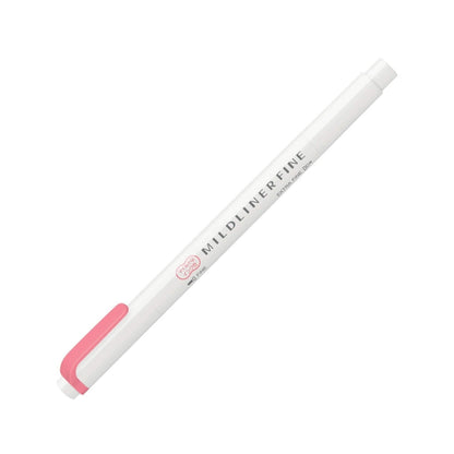 Zebra Mildliner Fine Dual - Tip Marker Limited Edition Set - Red - Fine - Tip Markers