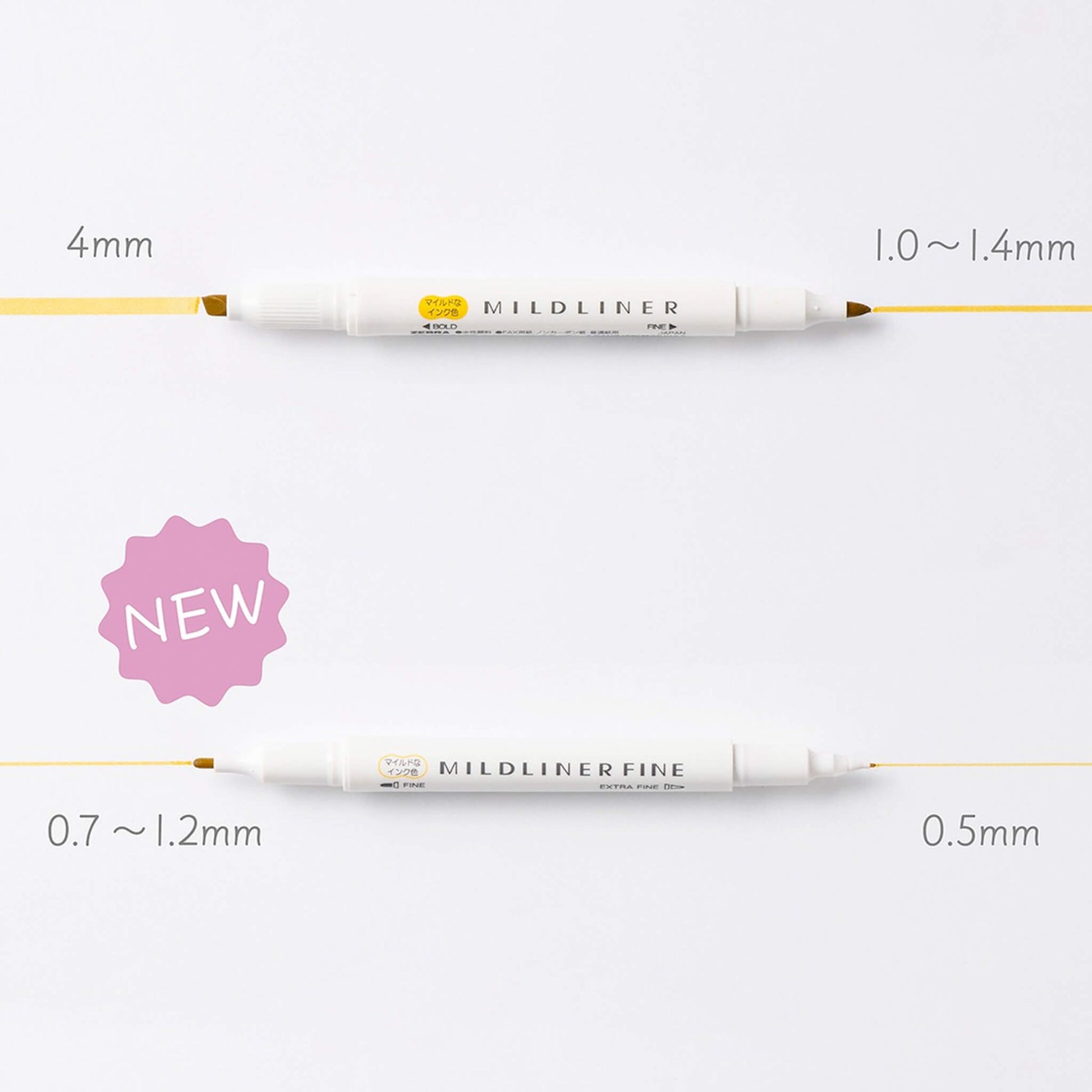 Zebra Mildliner Fine Dual - Tip Marker Limited Edition Set - Set A - Fine - Tip Markers