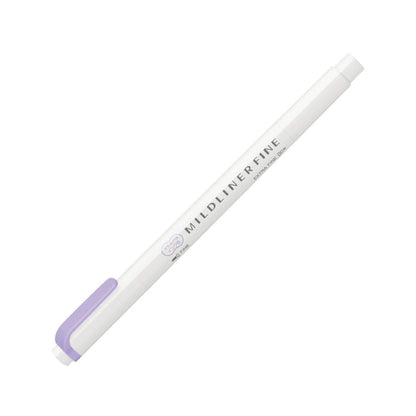 Zebra Mildliner Fine Dual - Tip Marker Limited Edition Set - Violet - Fine - Tip Markers