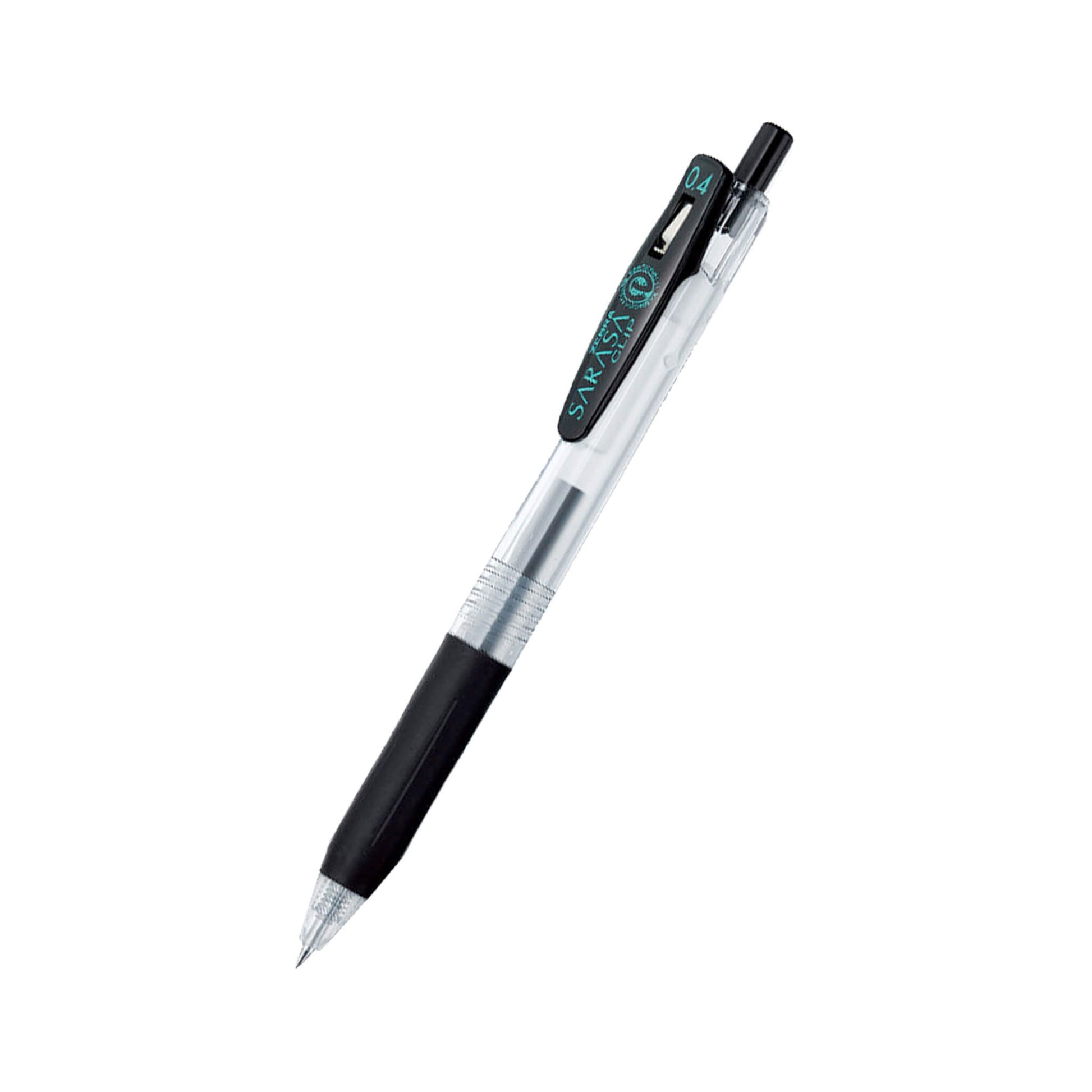 Zebra Sarasa Clip Gel Pen 0.4mm - Black - Gel & Rollerball Pens