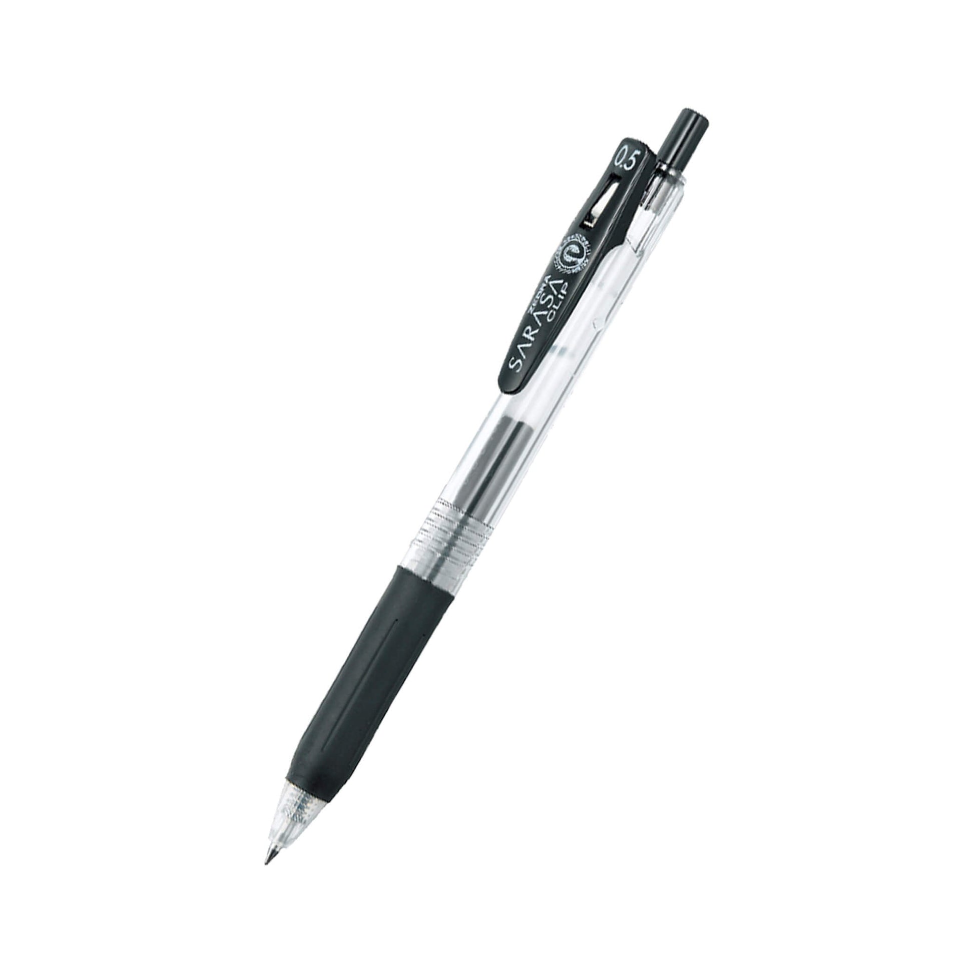 Zebra Sarasa Clip Gel Pen 0.5mm - Black - Gel & Rollerball Pens