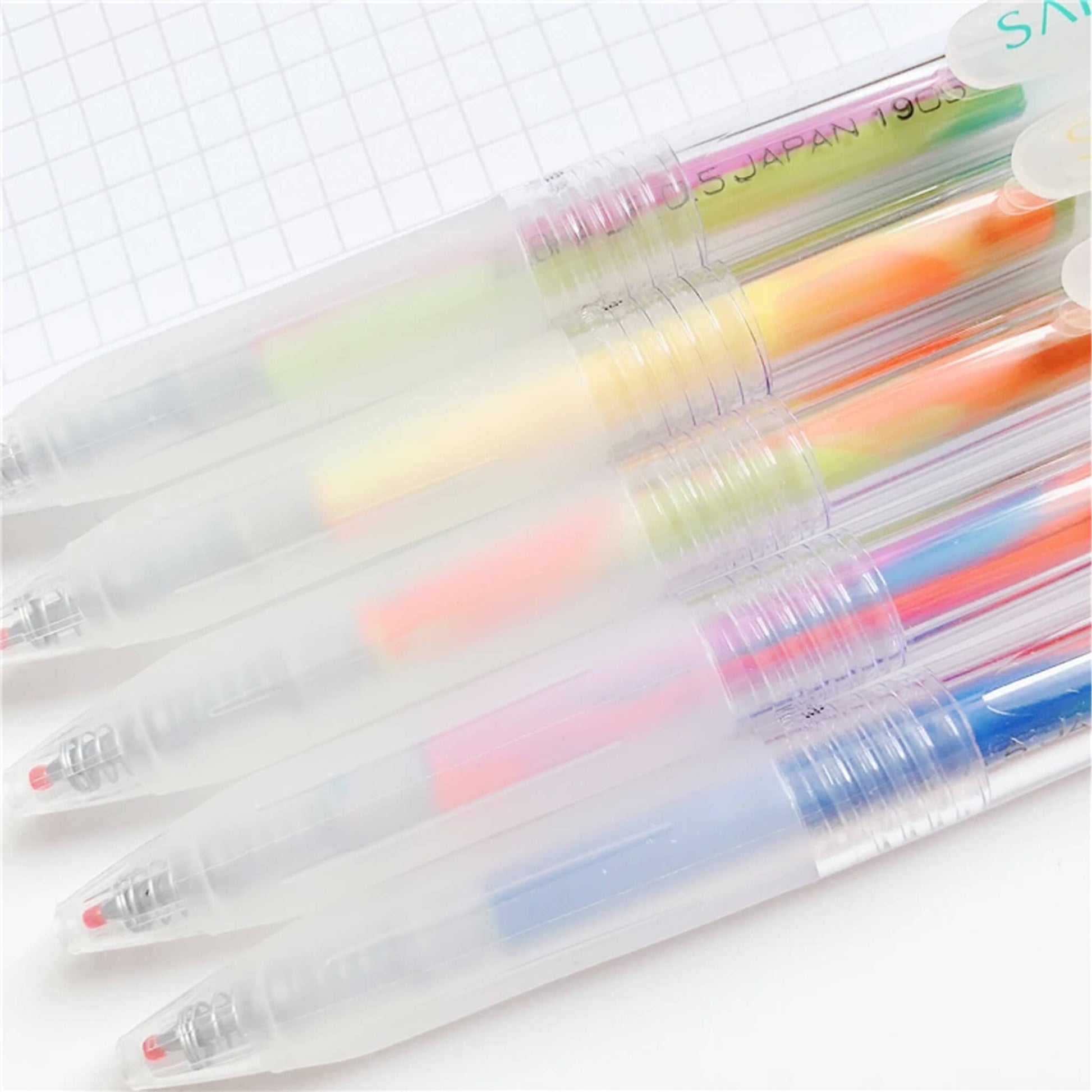 Zebra Sarasa Clip Gel Pen Marble Colors - Tropical Mango - Gel & Rollerball Pens