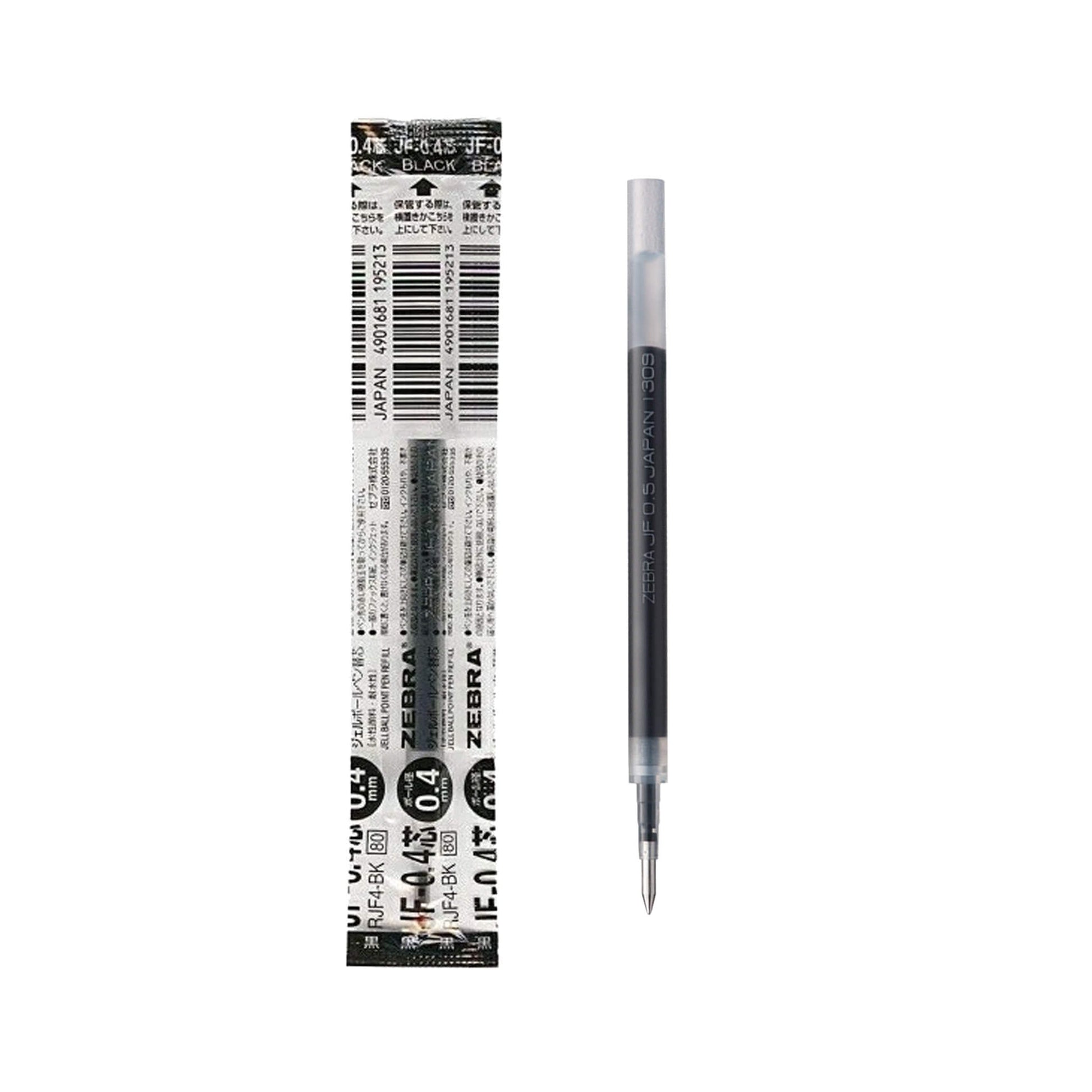 Zebra Sarasa Clip Gel Pen Refill JF - 0.4 0.4mm - Black - Pen Refills