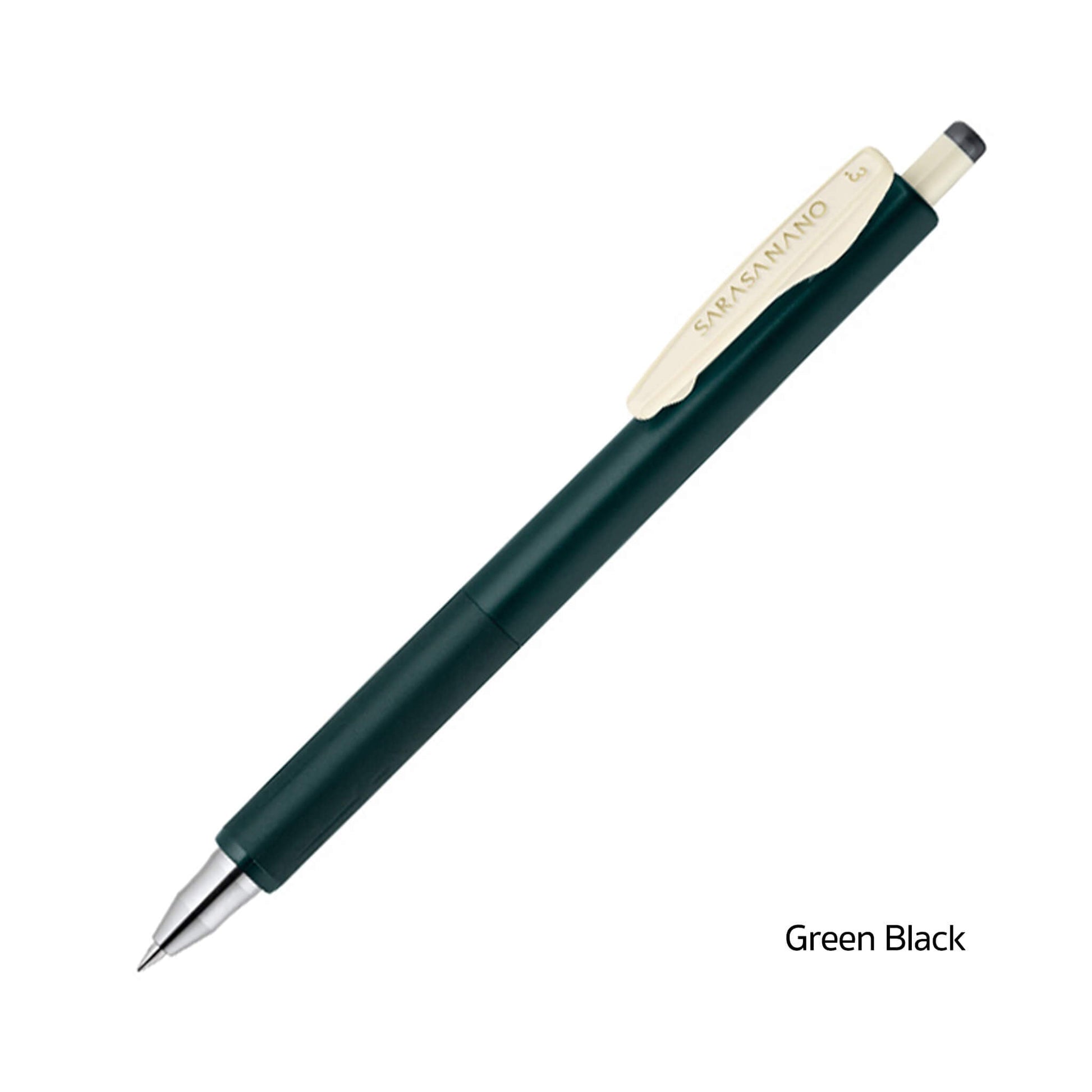 Zebra Sarasa Nano Gel Pen 0.3mm - Brown Gray - Gel & Rollerball Pens