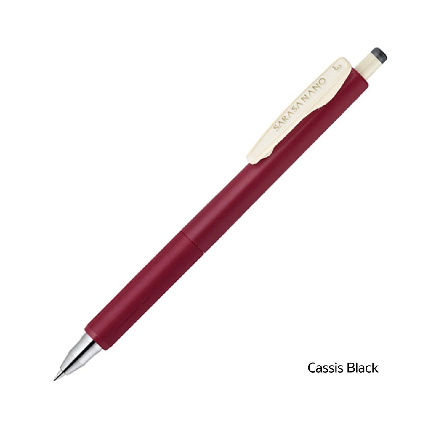 Zebra Sarasa Nano Gel Pen 0.3mm - Cassis Black - Gel & Rollerball Pens