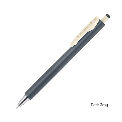 Zebra Sarasa Nano Gel Pen 0.3mm - Dark Gray - Gel & Rollerball Pens