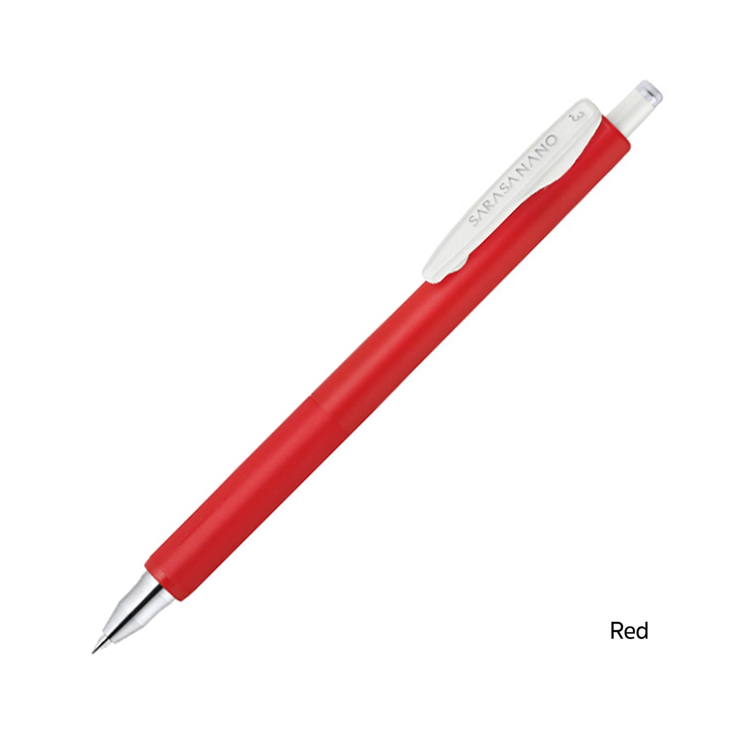 Zebra Sarasa Nano Gel Pen 0.3mm - Red - Gel & Rollerball Pens